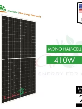 Tấm pin AMERISOLAR Mono Half-cell 410W