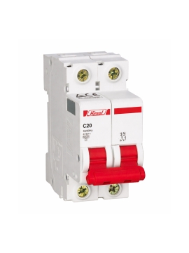 Cầu dao tự động HIMEL MCB 2P 20A HDB3wN2C20