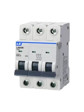 Cầu dao tự động LS MCB 3P 25A LA63N3PC25
