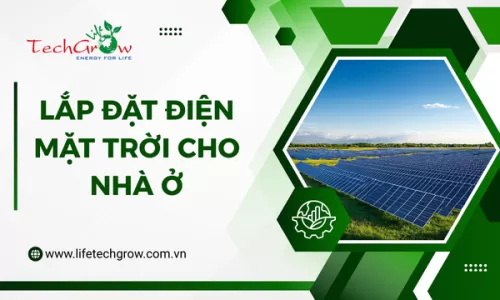Lắp đặt điện mặt trời cho nhà ở