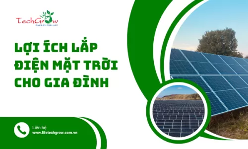 Lợi ích lắp điện mặt trời cho gia đình